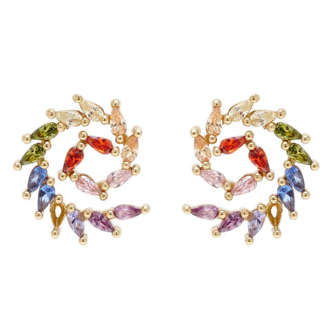 Mignonne Gavigan - Pascal Crystal Earrings in Multi