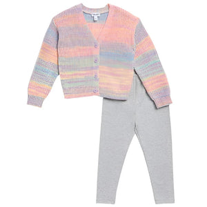 Splendid - Sunset Marl Cardi Set