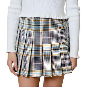 Plaid Pleated Skort