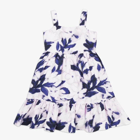 Tanya Taylor - Mini Gia Dress in Lilac/Off White Multi