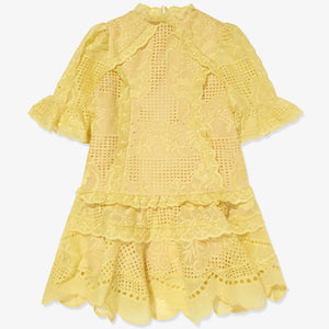 Marlo - Penelope Mini Dress in Yellow
