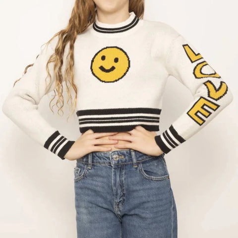 Ava Smile Sweater - Ivory