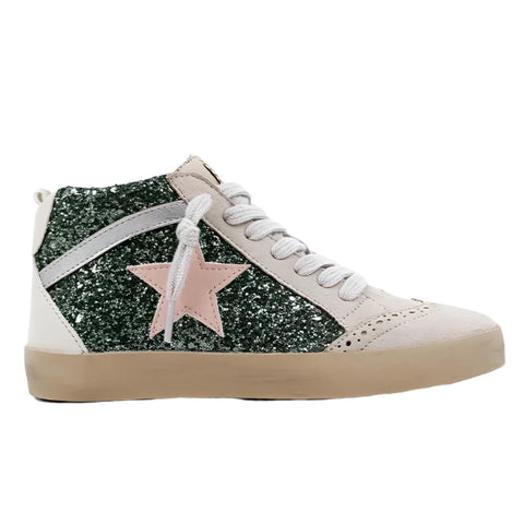 Paulina Sneakers in Steel Glitter