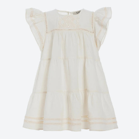 Sea - Blaire Eyelet Flutter Sleeve Dress