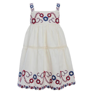 Sea - Soren Embroidery Dress in White