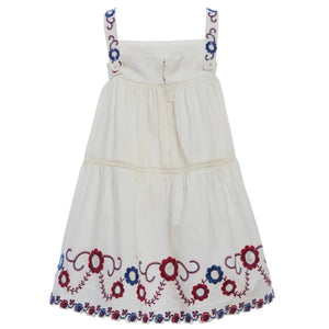 Sea - Soren Embroidery Dress in White