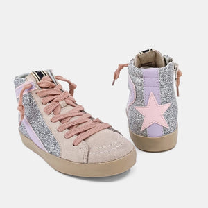 Shushop - Rooney Sneaker in Silver Glitter