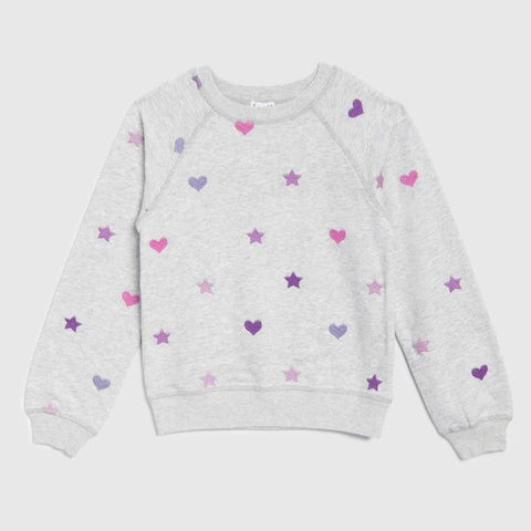 Splendid - Funfetti Heart Sweatshirt