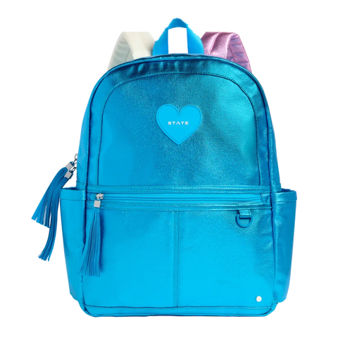 State - Kane Kid Double Pocket Backpack in Blue