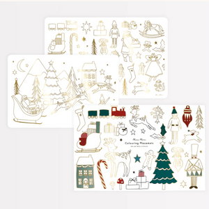 Meri Meri - Christmas Coloring Placemats