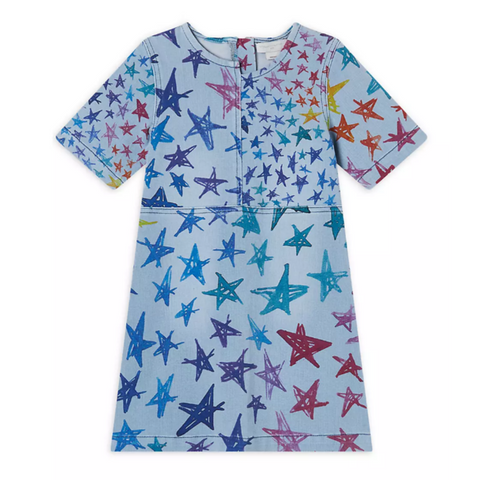 Stella McCartney - Scribble Stars Denim Dress