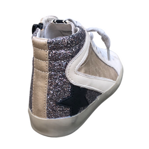 ShuShop - Roxanne Sneakers in Pewter Glitter
