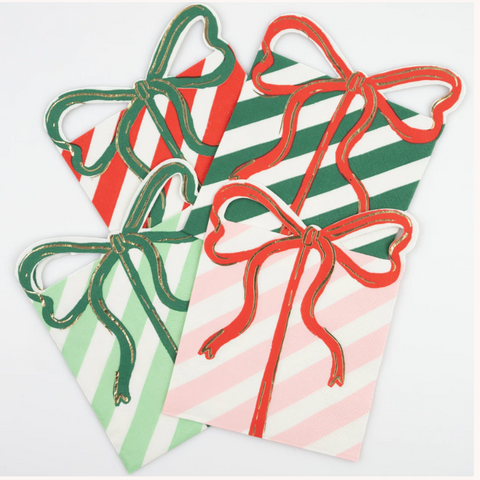 Meri Meri - Present with Bow Napkins