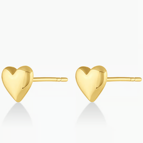 Gorjana - Lou Heart Studs in Gold