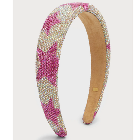 Bari Lynn - Pink Crystal Star Headband