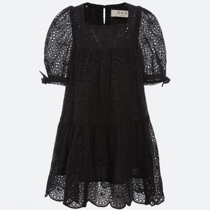 Sea - Maeve Eyelet Dress in Black