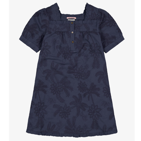 Scotch & Soda - Floral Embroidered Dress in Navy
