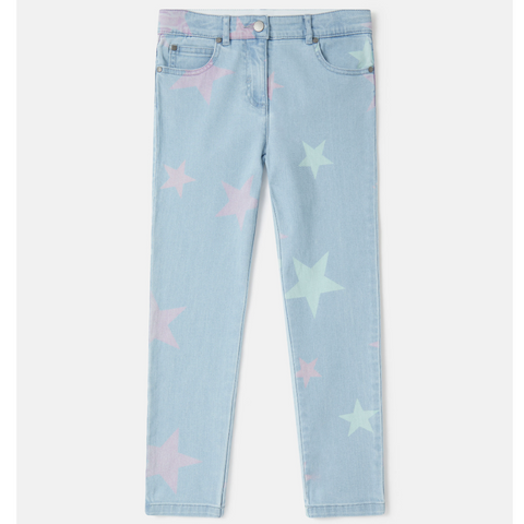 Stella McCartney - Pastel Star Denim Pants