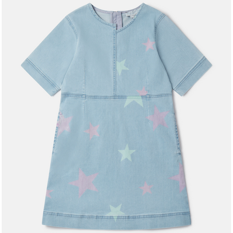 Stella McCartney - Pastel Stars Denim Dress