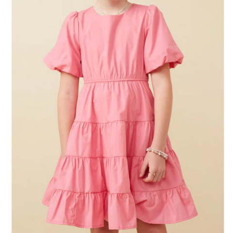 HAYDEN - Pink Bow Dress