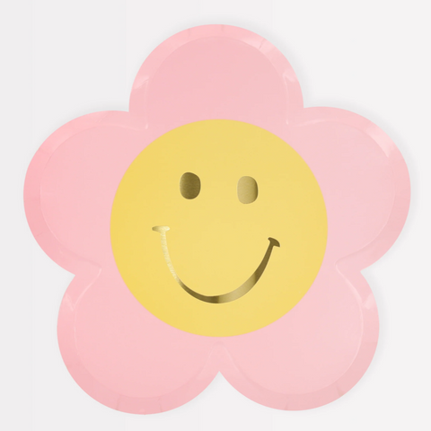 Meri Meri - Happy Face Flower Plates