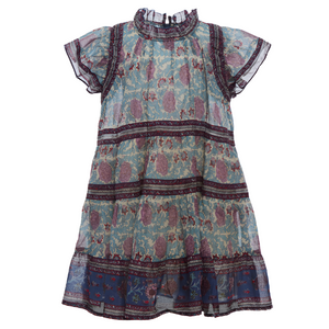 Sea - Valeria Print Tunic Dress in Navy