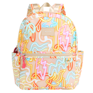 State - Kane Kids Double Pocket Backpack in Neon