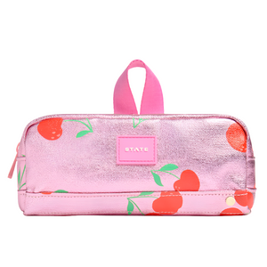 State - Clinton Pencil Case in Pink Cherries