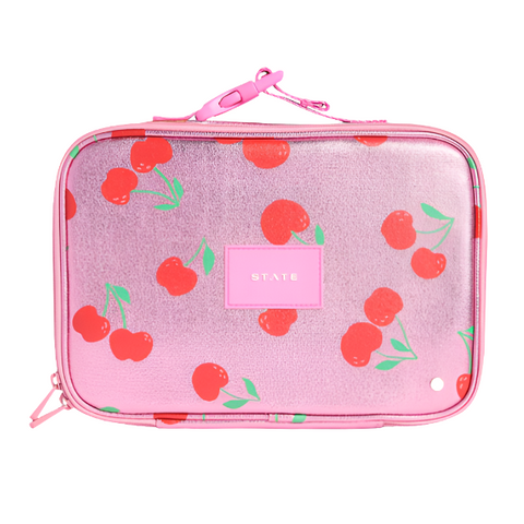 State - Rodgers Lunch Box in Pink Cherries