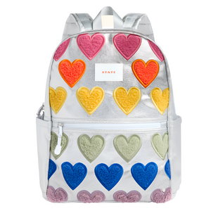 State - Kane Kids Travel Backpack in Fuzzy Hearts