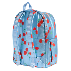 State - Kane Kids Large Backpack in Blue Cherries