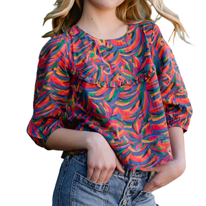 Lydia Top in Rainbow