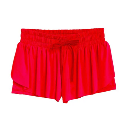 too! - Fly Away Shorts in Red