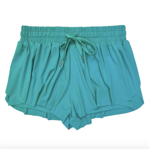 Fly Away Shorts in Teal