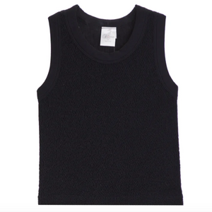 Smocking Tank in Black