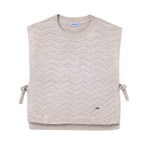 Knit Vest - Stone