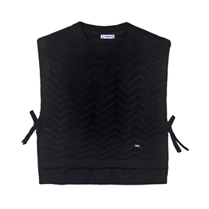 Knit Vest - Black