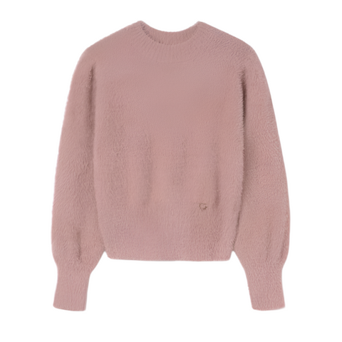 Fuzzy Sweater - Nude Pink