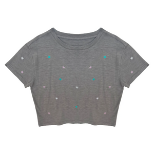 Fearless Tee - Grey Stars