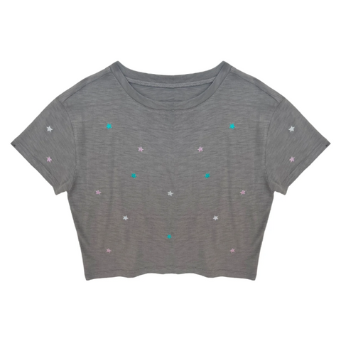 Fearless Tee - Grey Stars