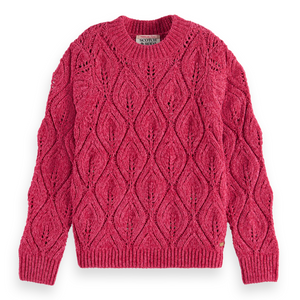 Chenille Pullover - Bohemian Pink