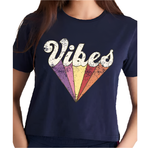 Vibes Crop Tee