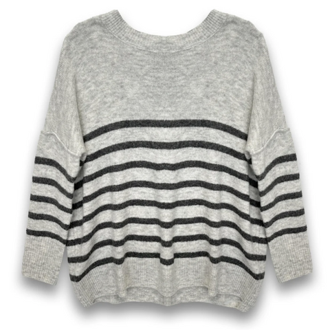 Nellie Sweater - Grey Stripe