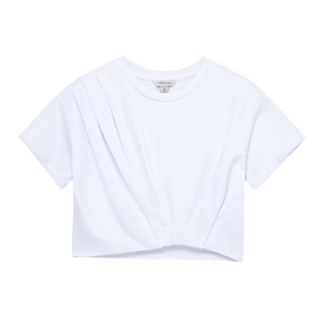 Front Twist Top - White