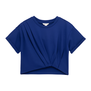 Front Twist Top - Navy