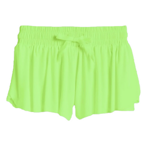 Fly Away Shorts - Lime Green