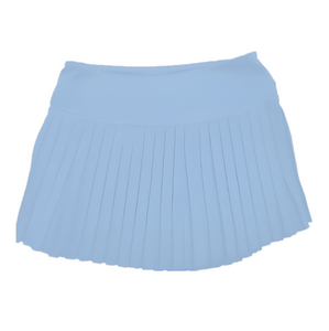 Pleated Skort - Chambray Blue