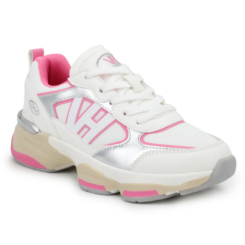 Dash 6 Sneakers - Silver/Pink