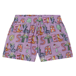 Fairy Letter Shorts - Purple