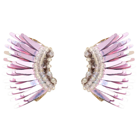 Mignonne Gavigan - Micro Madeline Earrings in Oil Slick Rainbow